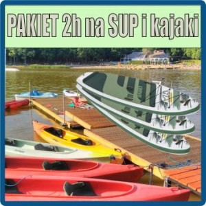 DWUGODZINNY PROMOPAKIET GŁĘBOKIE, NA DESKĘ SUP LUB KAJAK 